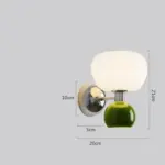 Bianqui Double Dome Wall Lamp tag1