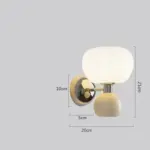Bianqui Double Dome Wall Lamp tag1