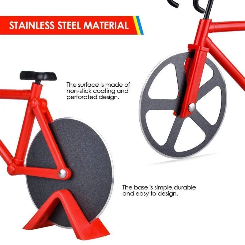 Bicycle Wheel Roller Pizza Cutter -  - #tag1#
