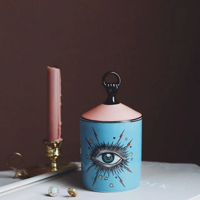 Big Eye Jar Starry Sky Jar Handmade Home Decoration Storage -  - #tag1#