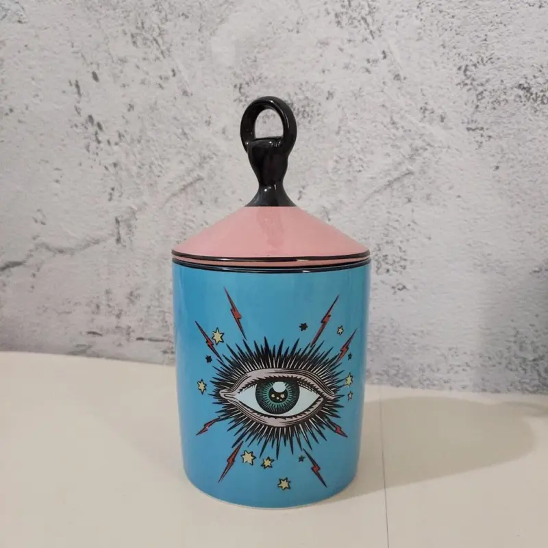Big Eye Jar Starry Sky Jar Handmade Home Decoration Storage tag1