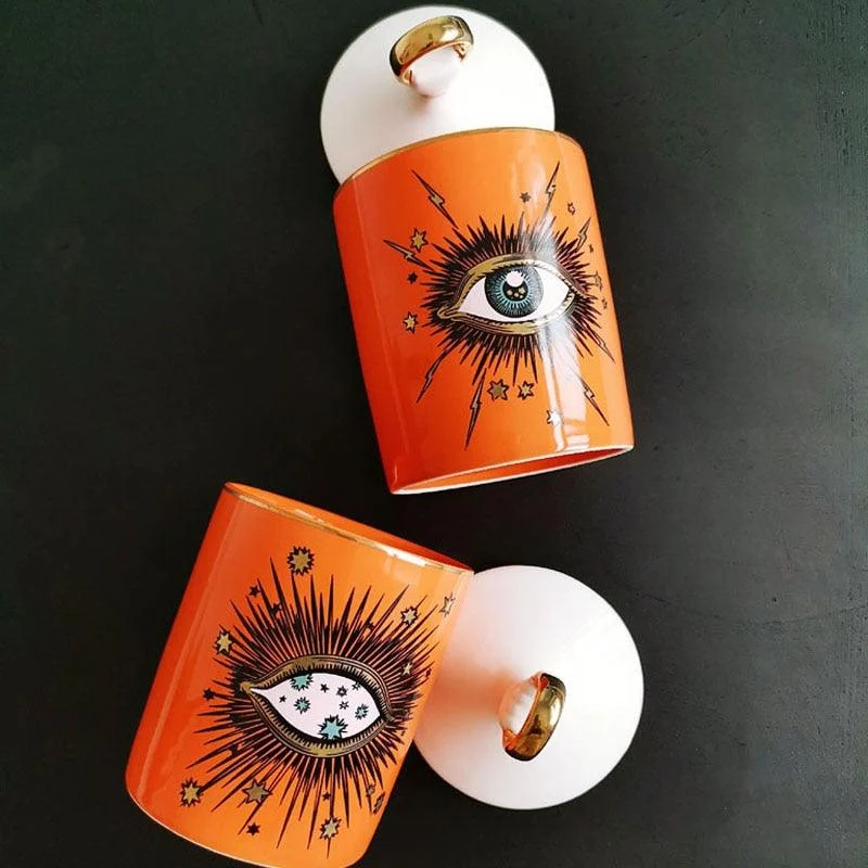 Big Eye Jar Starry Sky Jar Handmade Home Decoration Storage -  - #tag1#