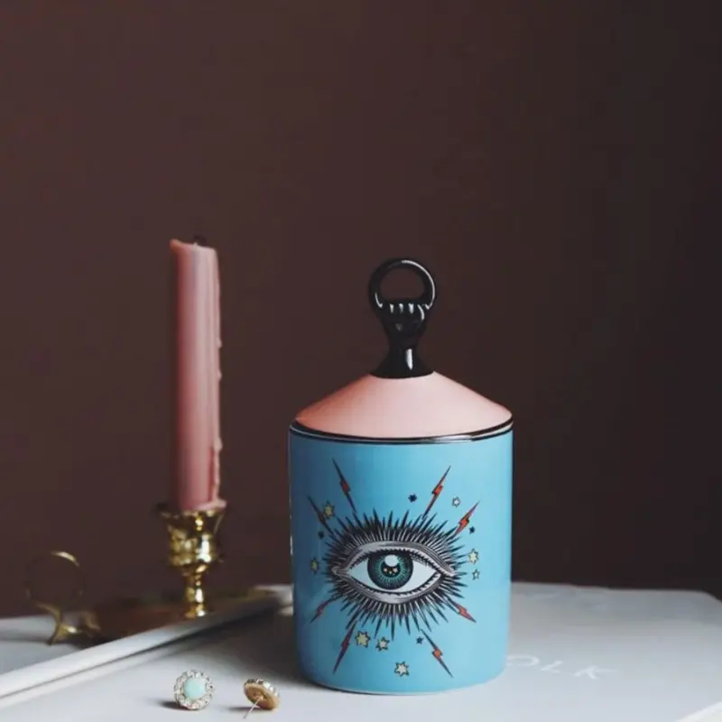 Big Eye Jar Starry Sky Jar Handmade Home Decoration Storage tag1