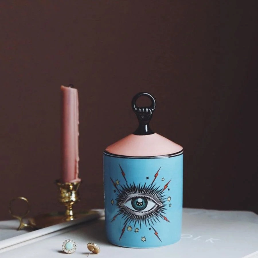 Big Eye Jar Starry Sky Jar Handmade Home Decoration Storage -  - #tag1#
