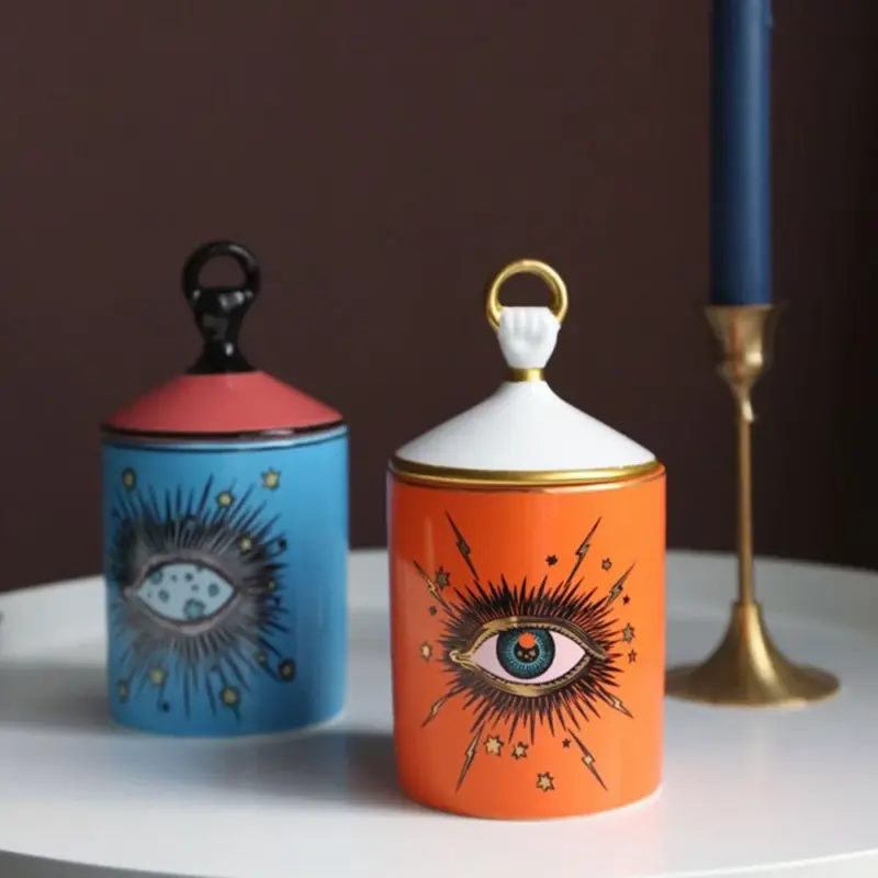 Big Eye Jar Starry Sky Jar Handmade Home Decoration Storage tag1