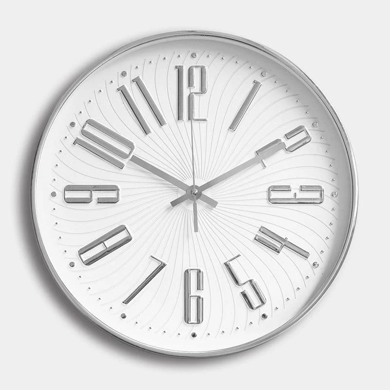 Big Letters Classroom Silent Clock 12 Inches Battery Operated -