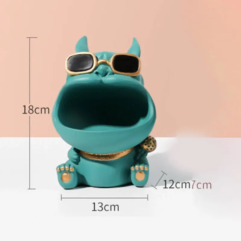 Big Mouth French Bulldog Storage tag1