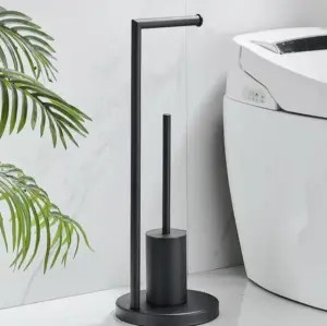 Skyla - toilet roll holder with brush
