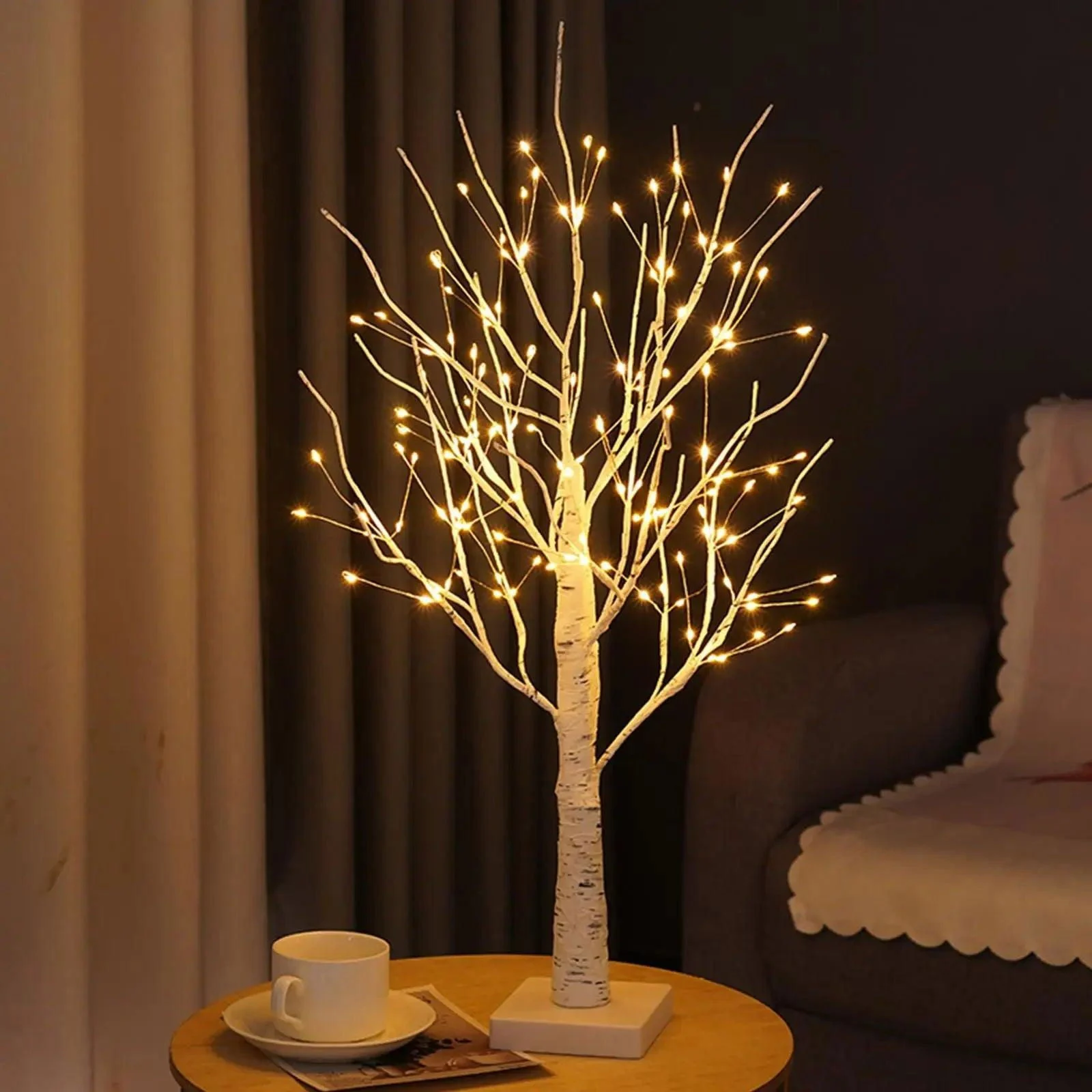 Birch Tree Lamp -