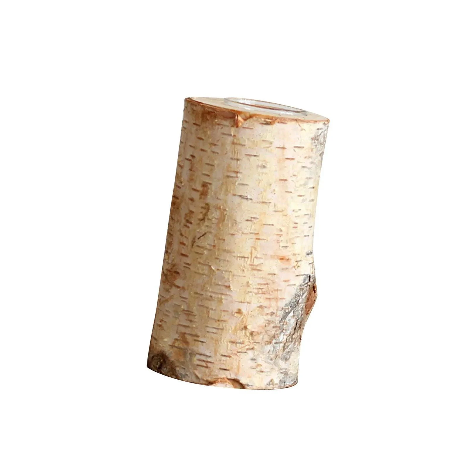 Birch Wood Candle Holder -