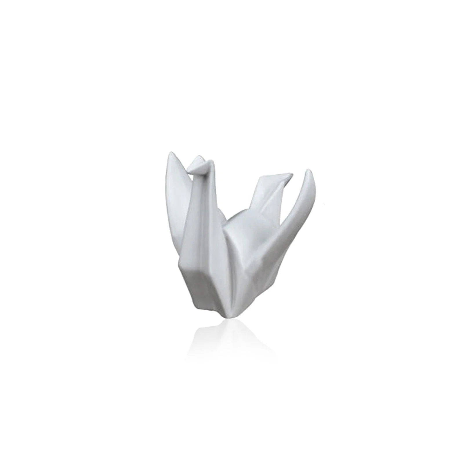 Bird Abstract Origami Ceramic Home Decor Sculpture -