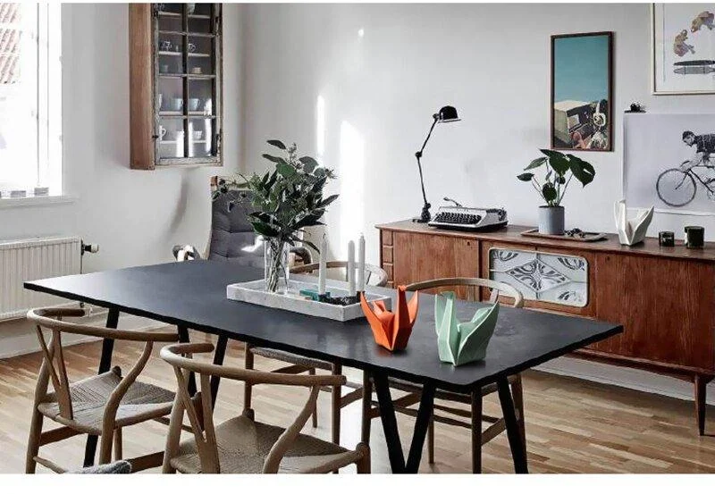 Bird Abstract Origami Ceramic Home Decor Sculpture -