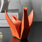 Bird Abstract Origami Ceramic Home Decor Sculpture