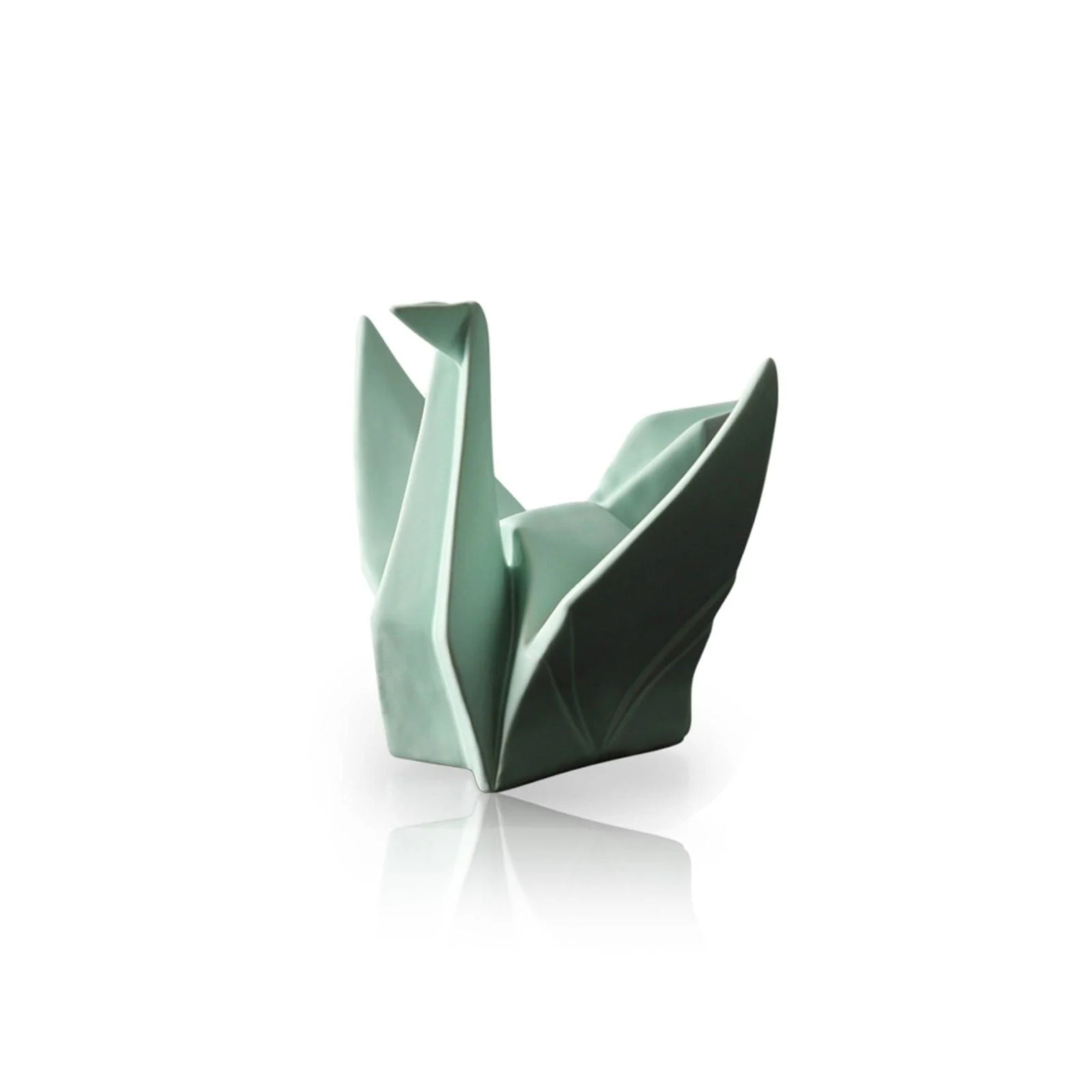 Bird Abstract Origami Ceramic Home Decor Sculpture -