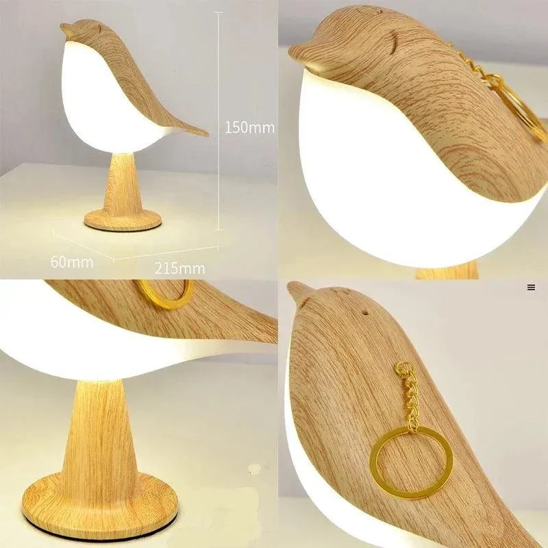 Bird Table Lamp Lamp With Rechargeable Keychain -  - #tag1#