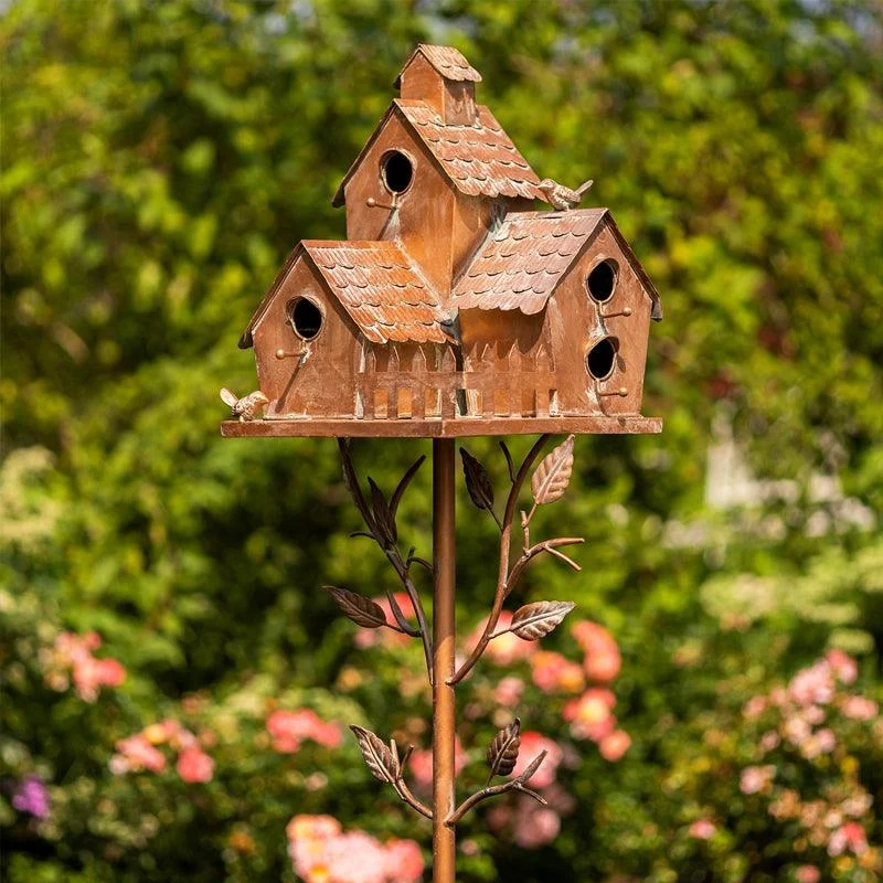 Birdhouse Garden Stakes -  - #tag1#