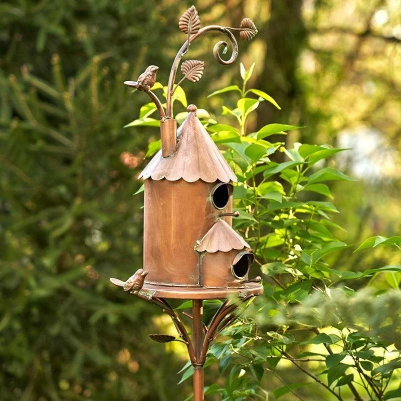 Birdhouse Garden Stakes -  - #tag1#