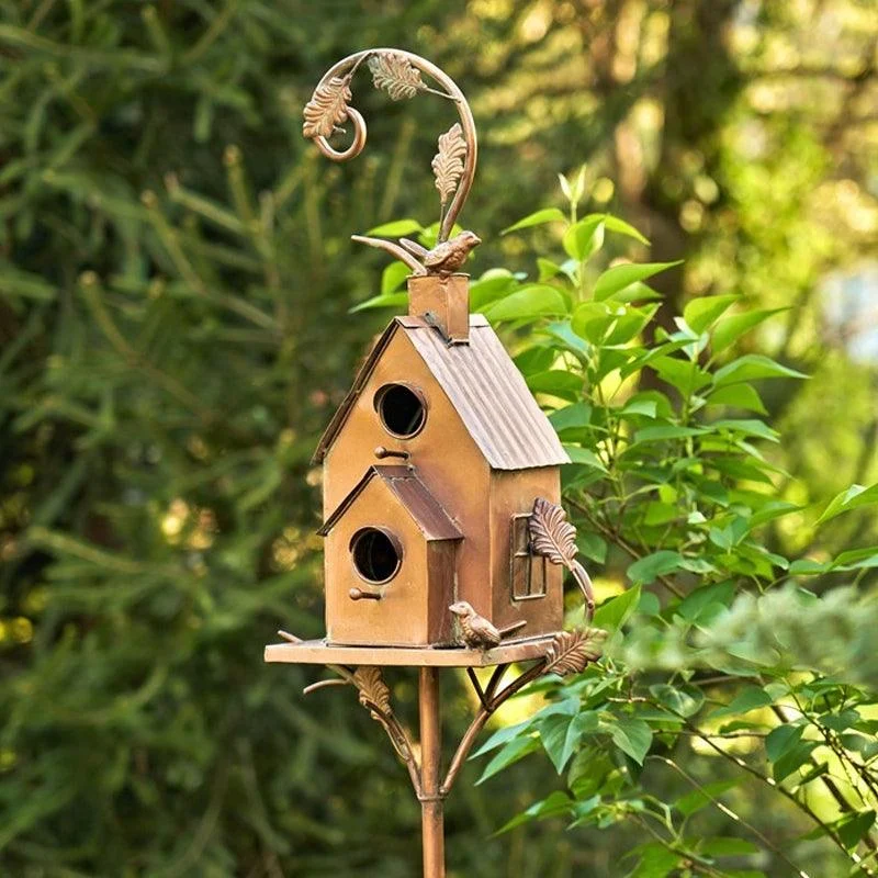 Birdhouse Garden Stakes -  - #tag1#