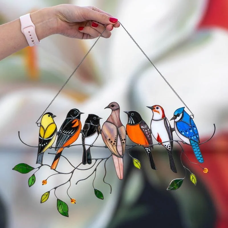 Birds Acrylic Window Hangings -  - #tag1#