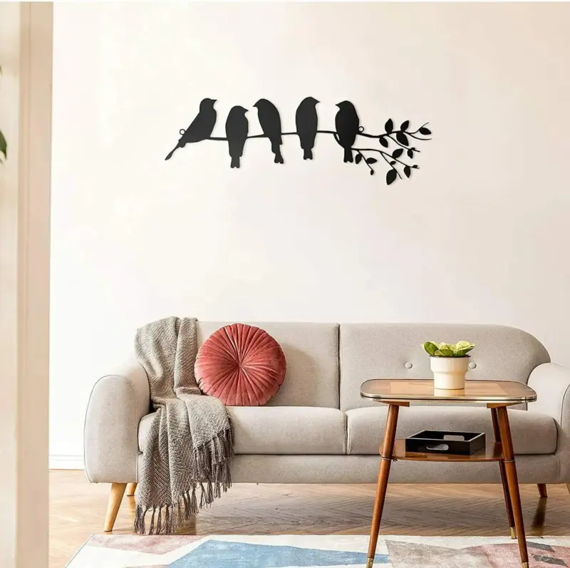 Birds Metal Wall Sticker tag1