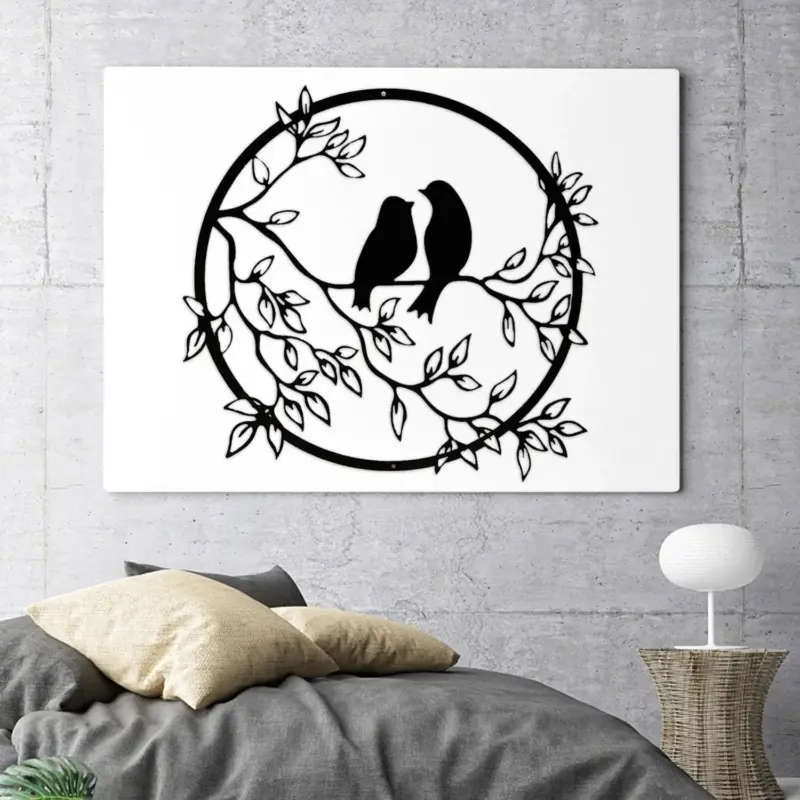 Birds_On_Branch_Wall_Art_-_-_tag1_-4155304 Birds On Branch Wall Art tag1