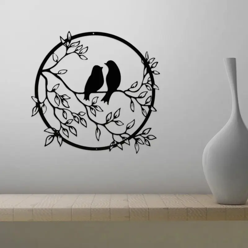 Birds On Branch Wall Art tag1