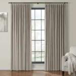 Birkin Velvet Pinch Pleat Room Darkening Drapery 1
