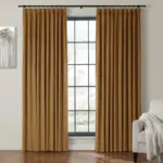 Birkin Velvet Pinch Pleat Room Darkening Drapery 2
