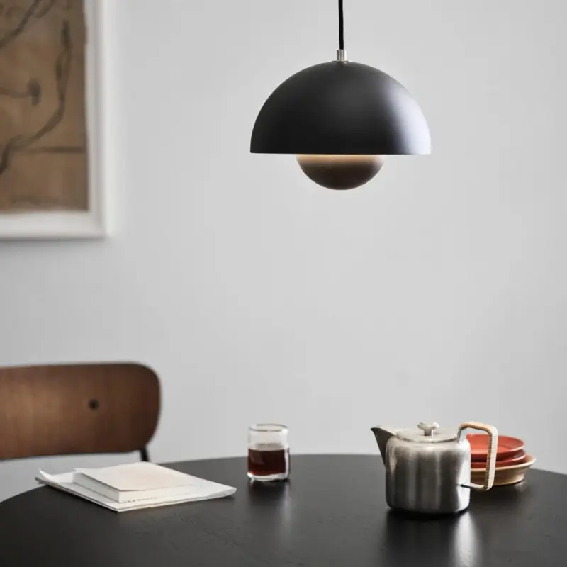 BlackWoodlandGlowCeilingLamp