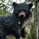 Black Bear Ornament tag1