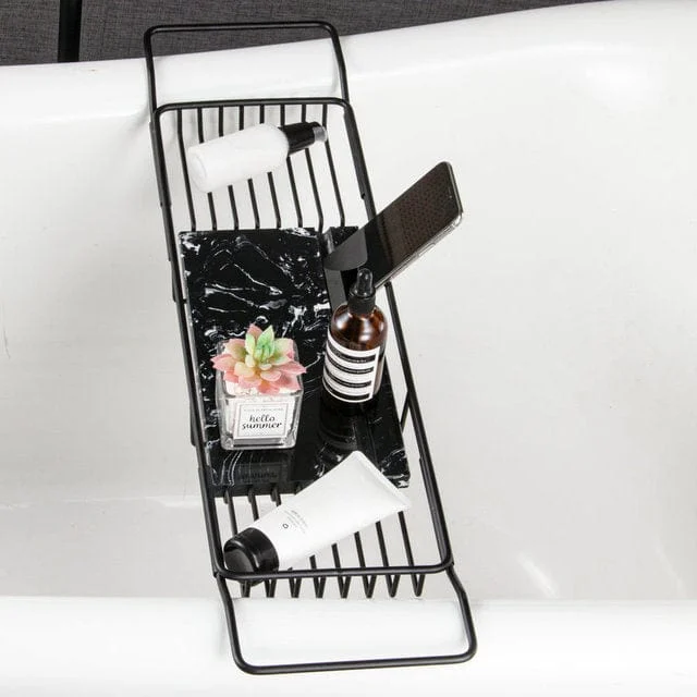Black Brass Bathtub Tray -  - #tag1#