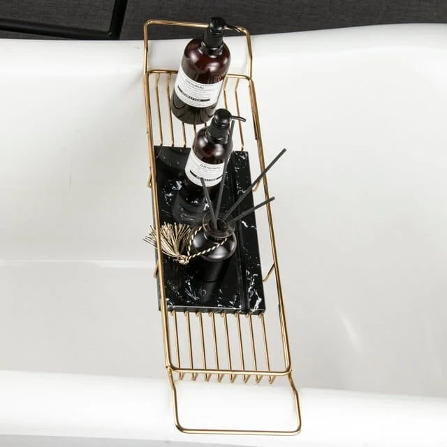 Black Brass Bathtub Tray -  - #tag1#
