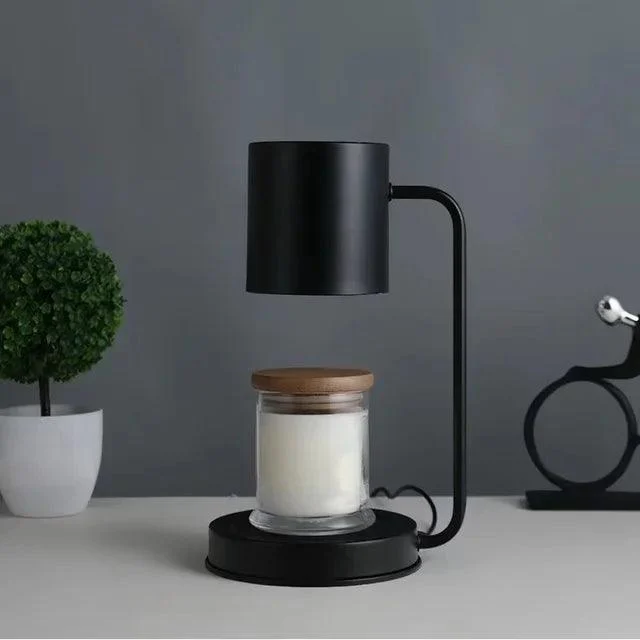 Black Candle Warmer Lamp Metal Dimmable Lighting Small & Large Size Home decor -