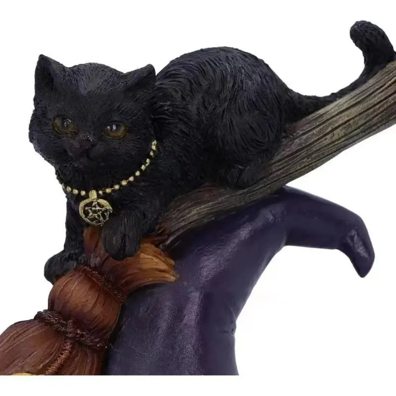 Black Cat Resin Craft Ornament tag1