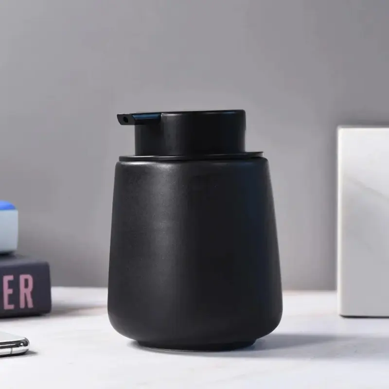 Black Ceramic Bathroom Set