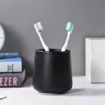 Black Ceramic Bathroom Set