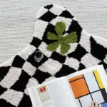 Black_Checkered_Geometric_Mat_-_-_tag1_-4151704 Black Checkered Geometric Mat tag1