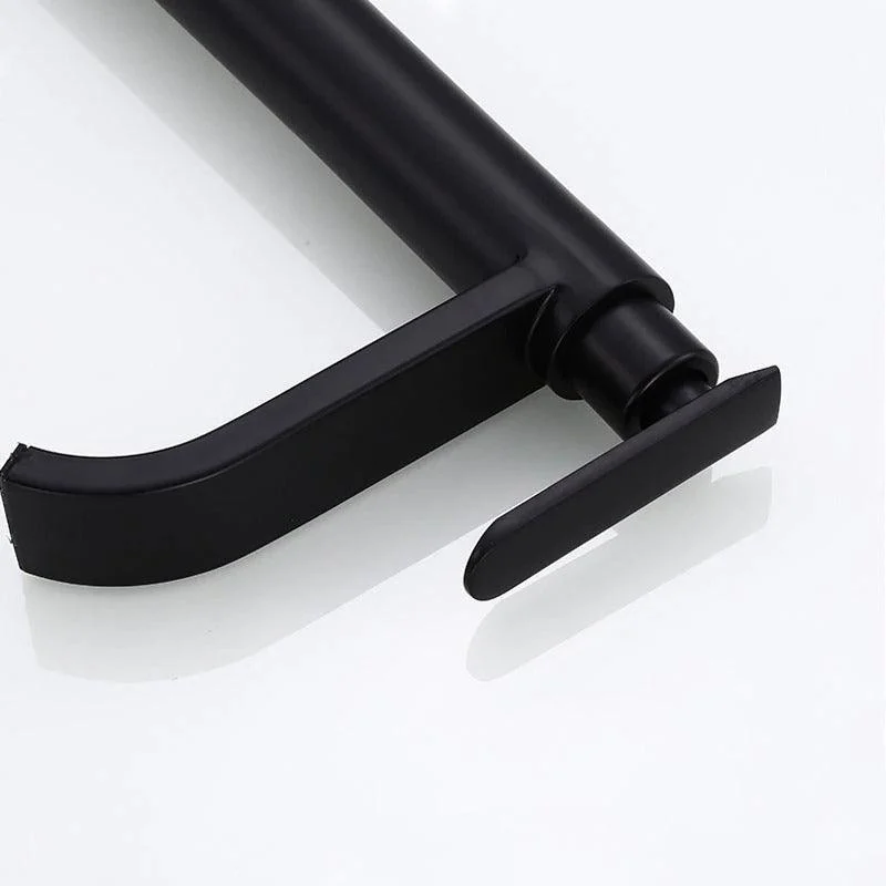 Black Cold Water Single Tap for Washbasin Mounting -  - #tag1#
