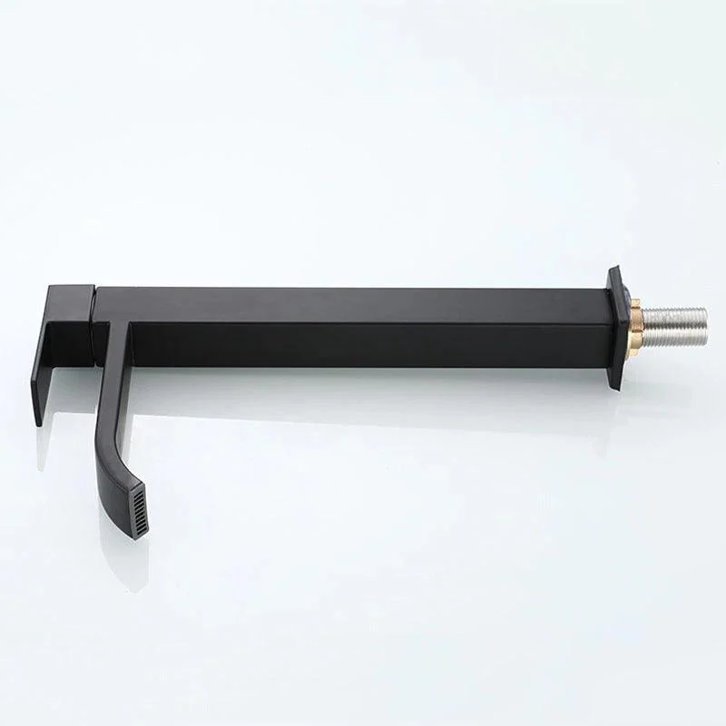 Black Cold Water Single Tap for Washbasin Mounting -  - #tag1#