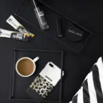 Black Decorative Storage Tray