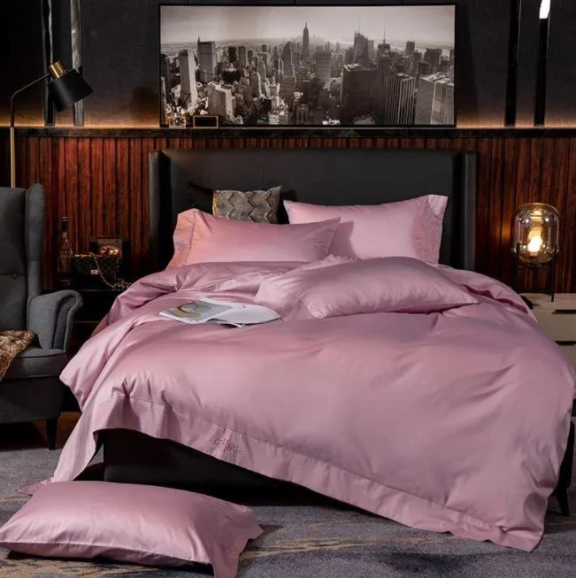Black Egyptian Cotton Duvet Set 700 Thread Count -  - #tag1#