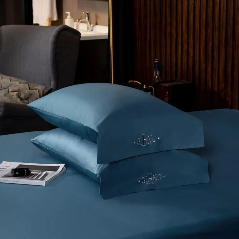 Black Egyptian Cotton Duvet Set 700 Thread Count -  - #tag1#