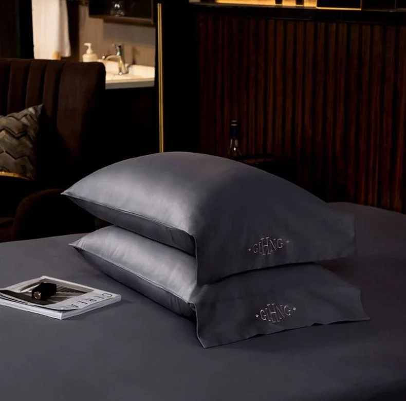 Black Egyptian Cotton Duvet Set 700 Thread Count -  - #tag1#