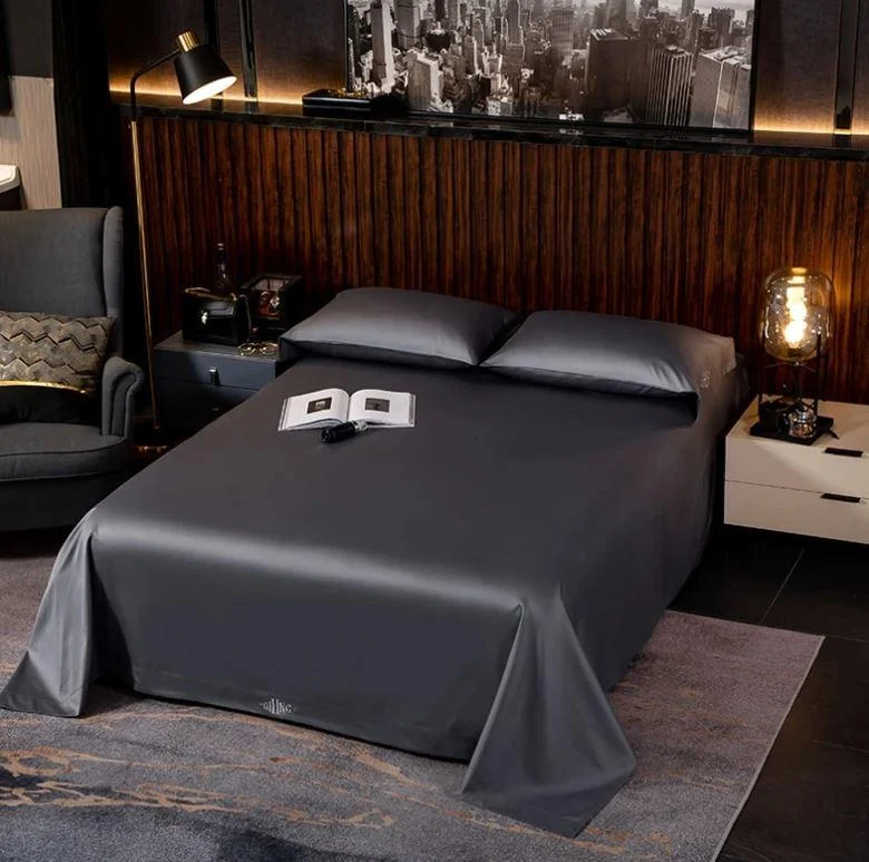 Black Egyptian Cotton Duvet Set 700 Thread Count -  - #tag1#