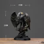Black Hawk Eagle Sculpture tag1