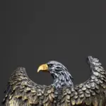 Black Hawk Eagle Sculpture tag1
