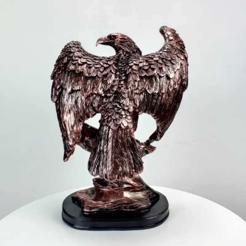 Black Hawk Eagle Sculpture tag1