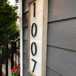 Black House Number Modern House Number House Number Sign tag1