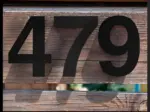 Black House Number Modern House Number House Number Sign tag1