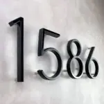 Black House Number Modern House Number House Number Sign tag1